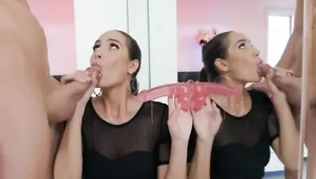 Look At Her Now: Very tasty Desiree Dulce handjob dick sucking
